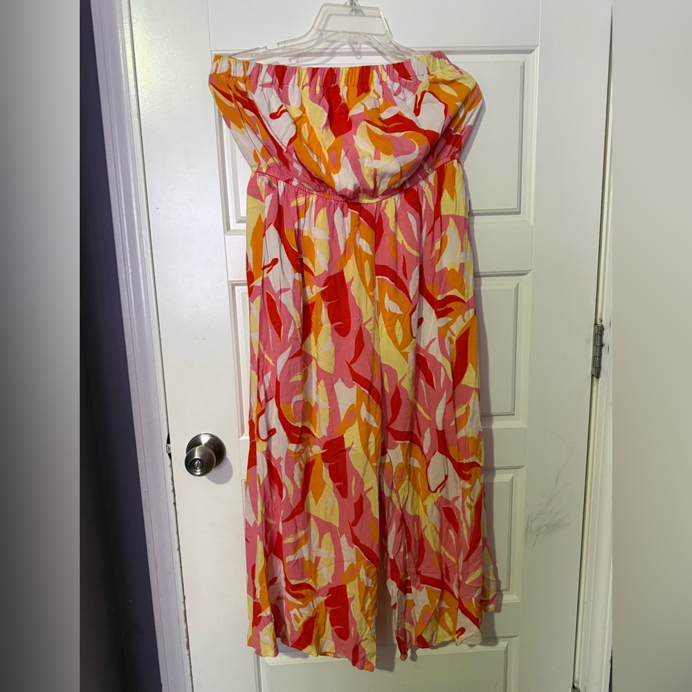 Strapless jumpsuit